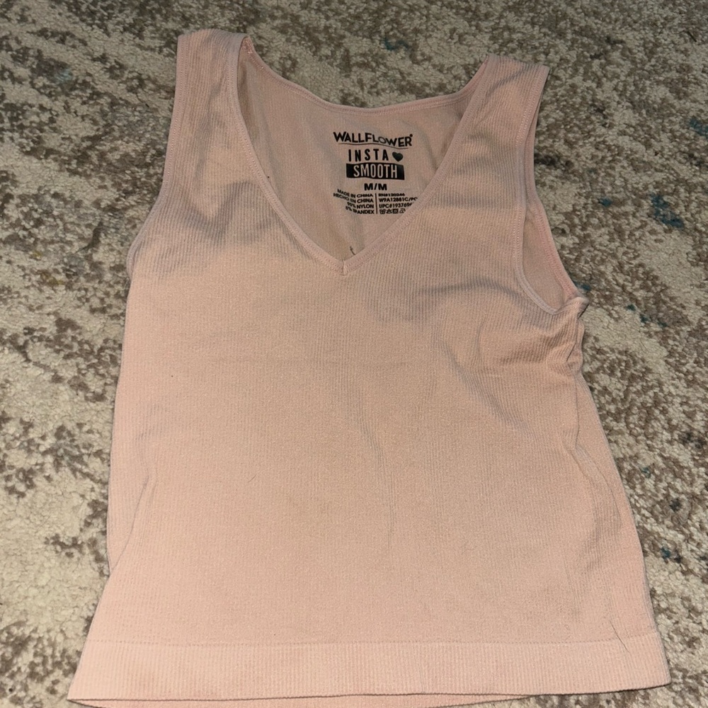 Light pink women's tank top